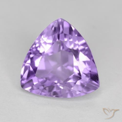 Ametista Violeta médio Natural 2.69ct, Trilhão, VS