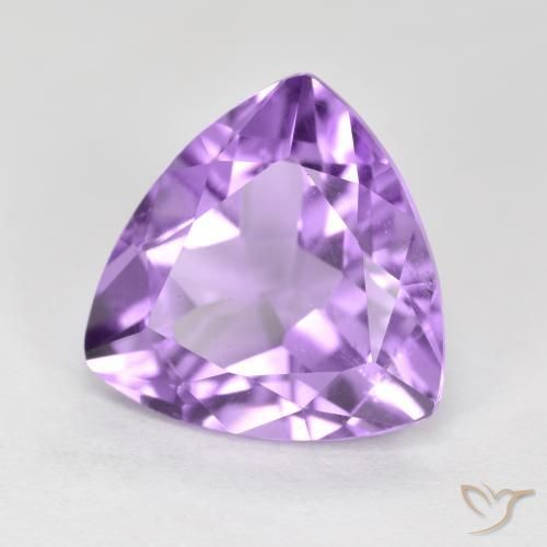 Ametista Violeta rosado Natural 2.93ct, Trilhão, VS