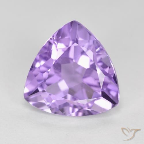 2.93ct Natural Violeta médio Ametista, Trilhão, VS