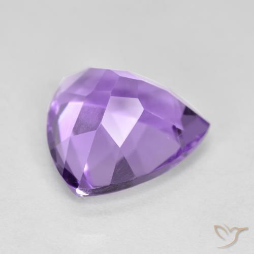 Ametista Violeta médio Natural 2.93ct, Trilhão, VS
