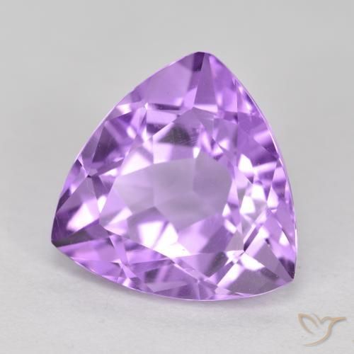 Ametista Violeta médio Natural 2.94ct, Trilhão, VVS-VS
