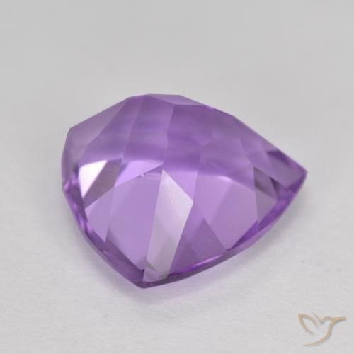 Ametista Violeta médio Natural 2.94ct, Trilhão, VVS-VS