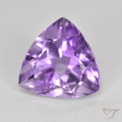Ametista Violeta médio Natural 2.93ct, Trilhão, VS