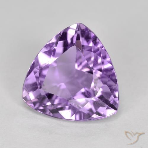 Ametista Violeta rosado Natural 2.89ct, Trilhão, VS