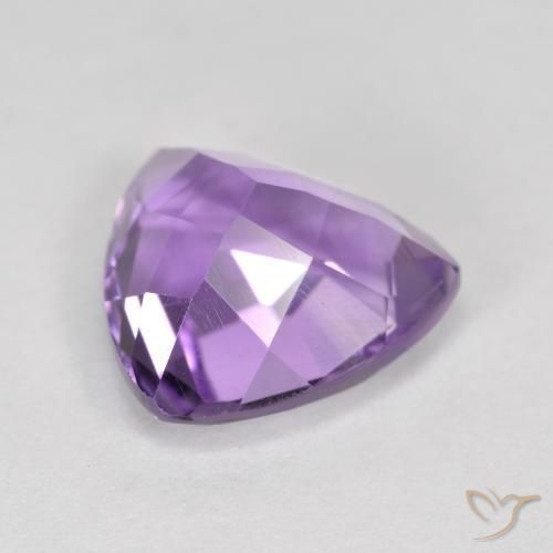 Ametista Violeta rosado Natural 2.89ct, Trilhão, VS