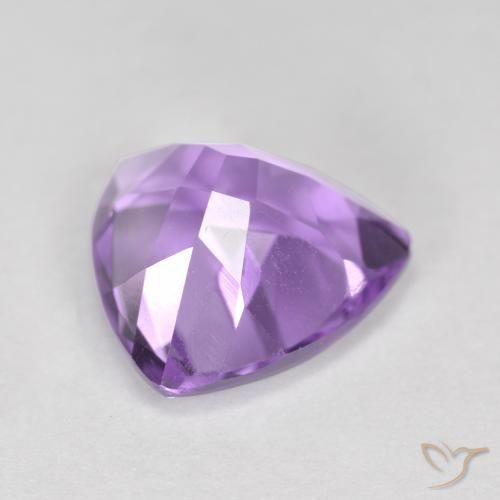 Ametista Violeta médio Natural 2.86ct, Trilhão, VS
