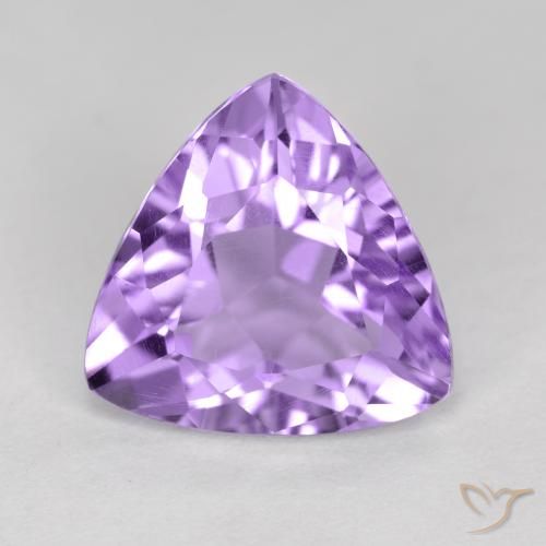2.81ct Natural Violeta médio Ametista, Trilhão, VS