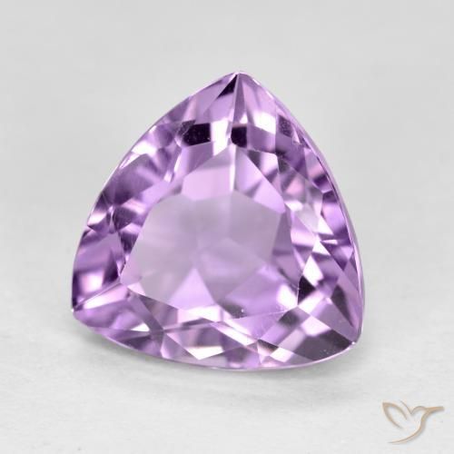 Ametista Violeta rosado Natural 2.89ct, Trilhão, VS