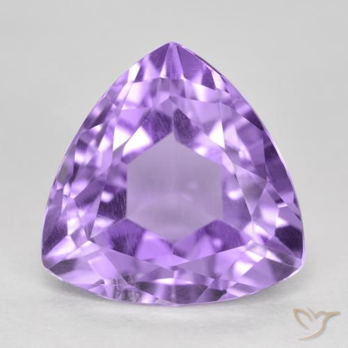 3.17ct Natural Violeta médio Ametista, Trilhão, VS