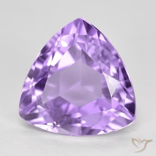 Ametista Violeta médio Natural 3.17ct, Trilhão, VS