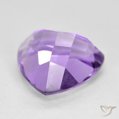 Ametista Violeta médio Natural 3.17ct, Trilhão, VS
