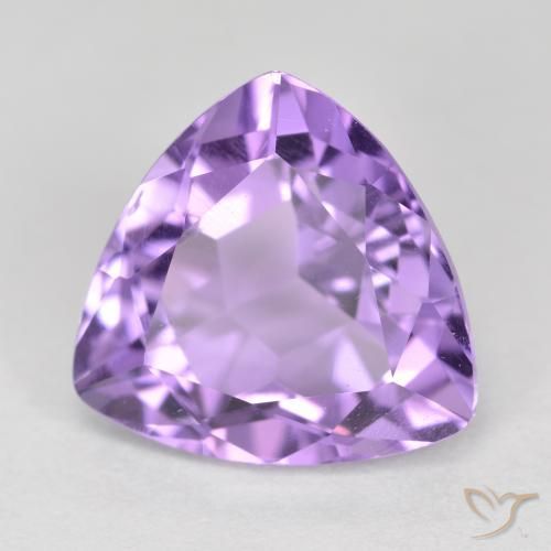 Ametista Violeta rosado Natural 3.05ct, Trilhão, VS