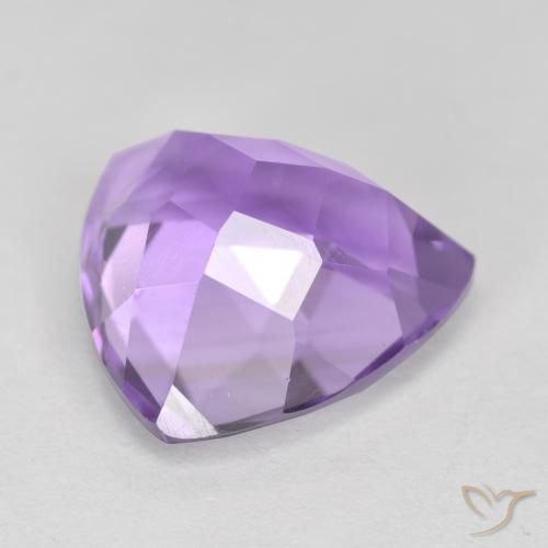 Ametista Violeta rosado Natural 3.05ct, Trilhão, VS