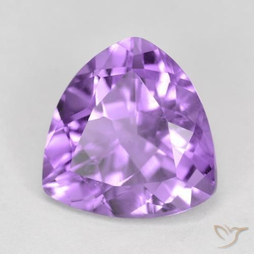 Ametista Violeta rosado Natural 2.68ct, Trilhão, VS