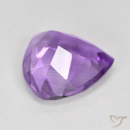 Ametista Violeta rosado Natural 2.68ct, Trilhão, VS