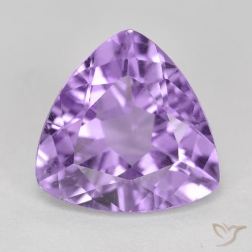 2.92ct Natural Violeta médio Ametista, Trilhão, VS