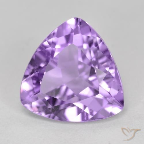 Ametista Violeta médio Natural 2.92ct, Trilhão, VS