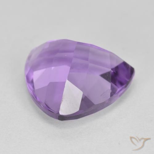 Ametista Violeta médio Natural 2.92ct, Trilhão, VS