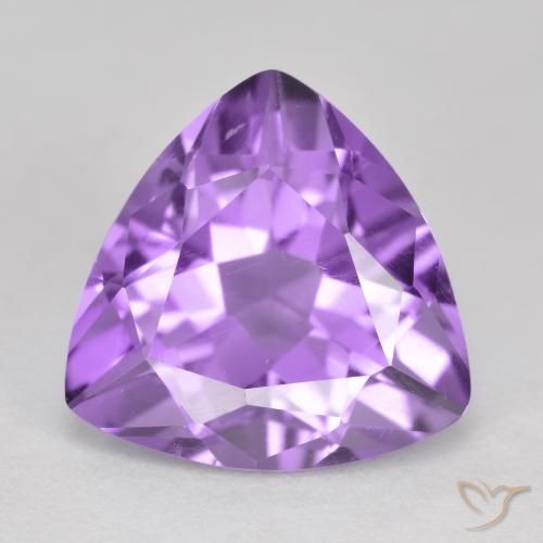 2.81ct Natural Violeta médio Ametista, Trilhão, VS