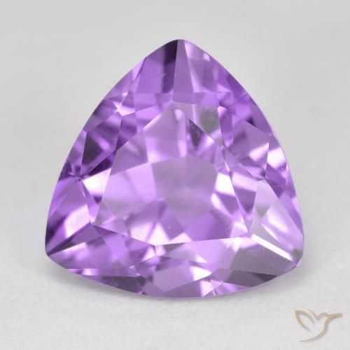 Ametista Violeta médio Natural 2.81ct, Trilhão, VS