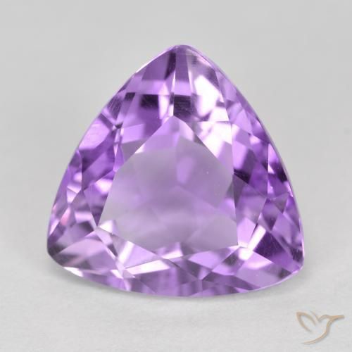 Ametista Violeta rosado Natural 2.91ct, Trilhão, VVS-VS