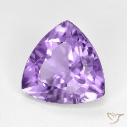 Ametista Violeta médio Natural 2.88ct, Trilhão, VS