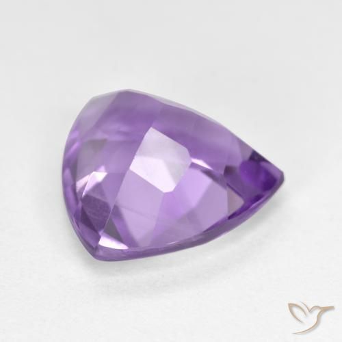 Ametista Violeta médio Natural 2.88ct, Trilhão, VS