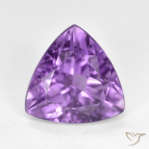 2.78ct Natural Violeta Profundo Ametista, Trilhão, VS-SI