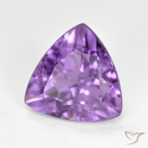 Ametista Violeta Profundo Natural 2.78ct, Trilhão, VS-SI