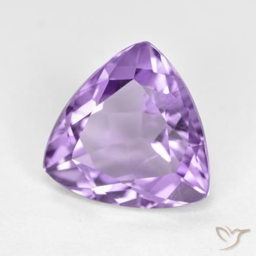 Ametista Violeta rosado Natural 2.71ct, Trilhão, VS