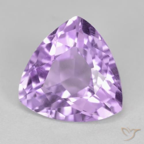 Ametista Violeta médio Natural 3.07ct, Trilhão, VS