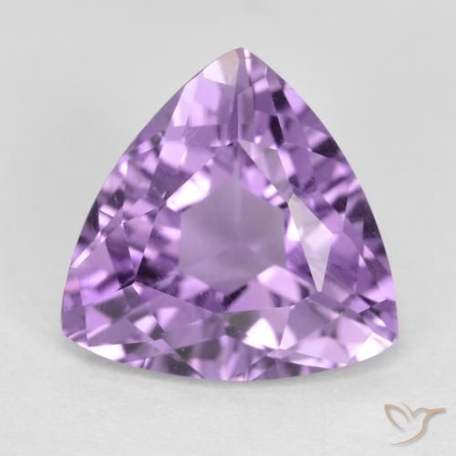 2.67ct Natural íris violeta Ametista, Trilhão, VS