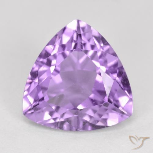 2.86ct Natural Violeta médio Ametista, Trilhão, VS