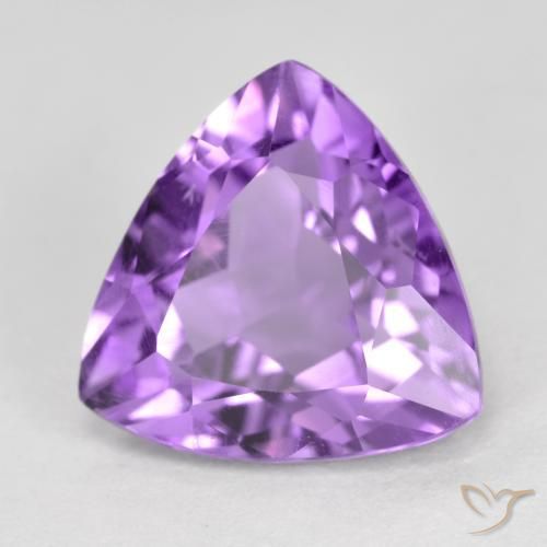 Ametista Violeta rosado Natural 2.88ct, Trilhão, VS