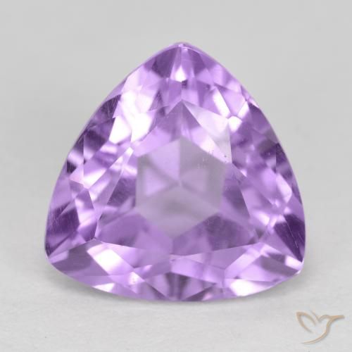 3.14ct Natural Violeta médio Ametista, Trilhão, VS