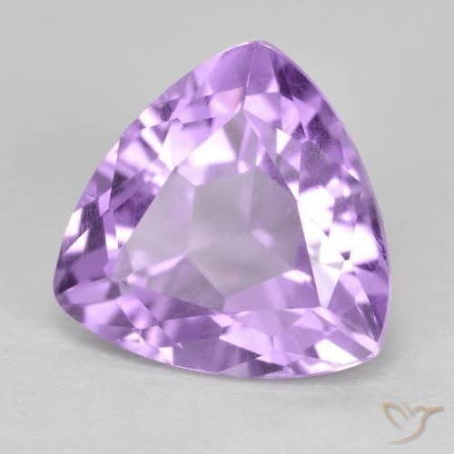 Ametista Violeta médio Natural 3.14ct, Trilhão, VS