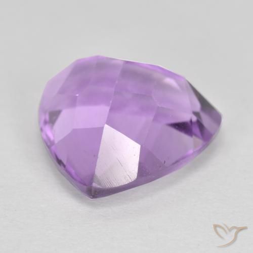 Ametista Violeta médio Natural 3.14ct, Trilhão, VS