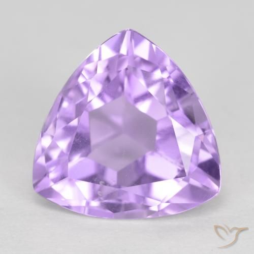 3.09ct Natural íris violeta Ametista, Trilhão, VS