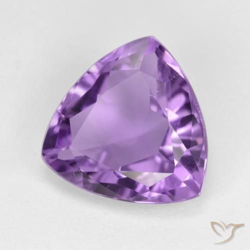 Ametista Violeta Intenso Natural 2.98ct, Trilhão, VS