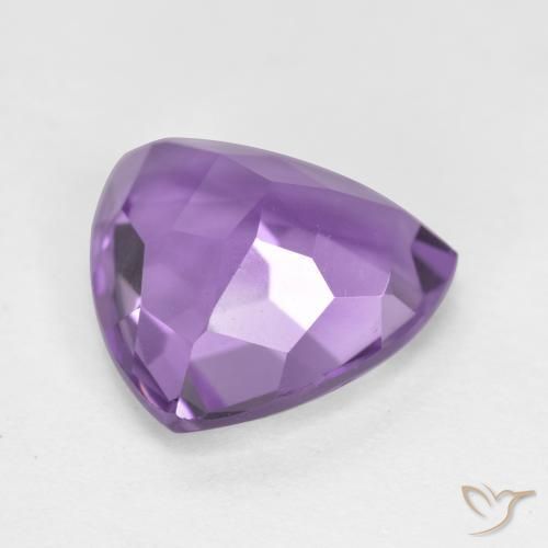 Ametista Violeta Intenso Natural 2.98ct, Trilhão, VS