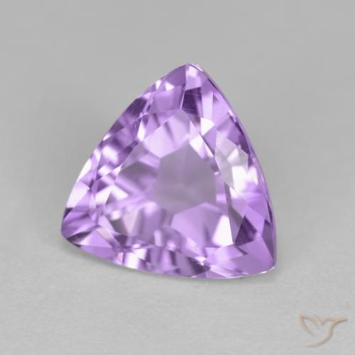 Ametista Violeta médio Natural 2.98ct, Trilhão, VS