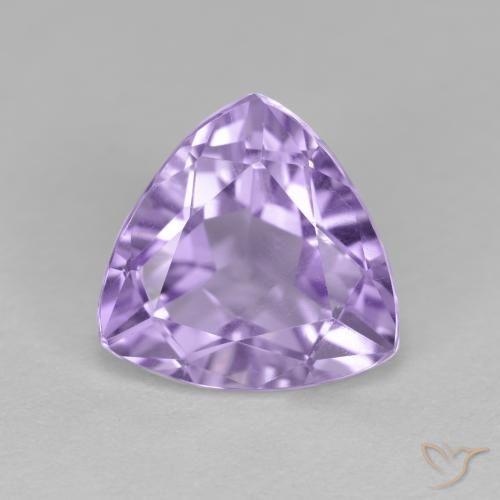 3.04ct Natural Violeta claro Ametista, Trilhão, VS