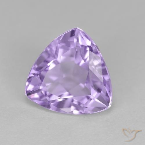 Ametista Violeta claro Natural 3.04ct, Trilhão, VS