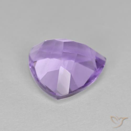 Ametista Violeta claro Natural 3.04ct, Trilhão, VS
