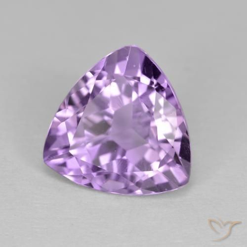 Ametista Violeta rosado Natural 3.02ct, Trilhão, VS