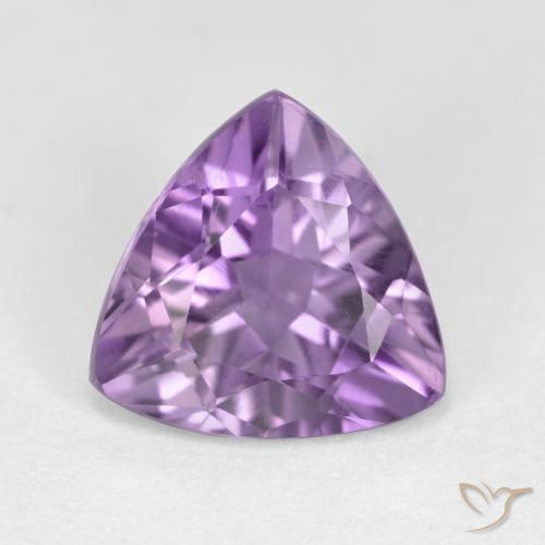 2.51ct Natural íris violeta Ametista, Trilhão, VS
