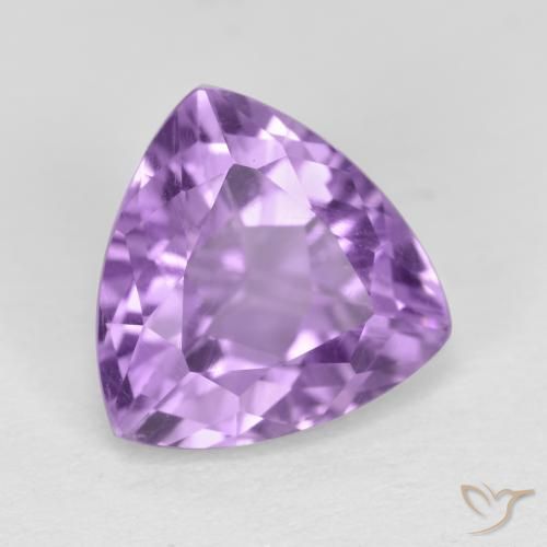 Ametista Violeta rosado Natural 3.01ct, Trilhão, VS