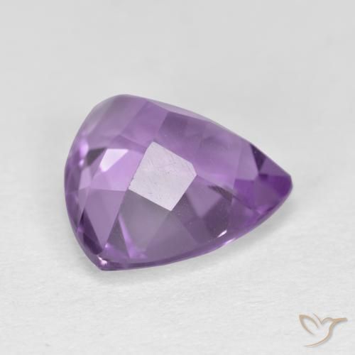 Ametista Violeta rosado Natural 3.01ct, Trilhão, VS