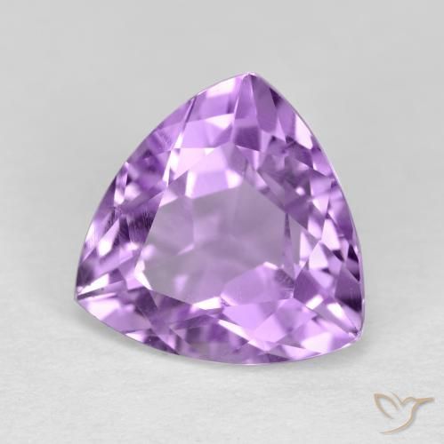 Ametista Violeta Púrpura Médio Natural 3.13ct, Trilhão, VS