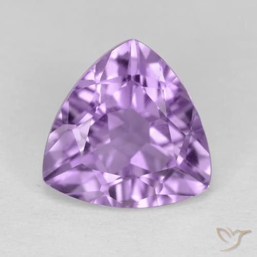 2.89ct Natural Violeta médio Ametista, Trilhão, VS